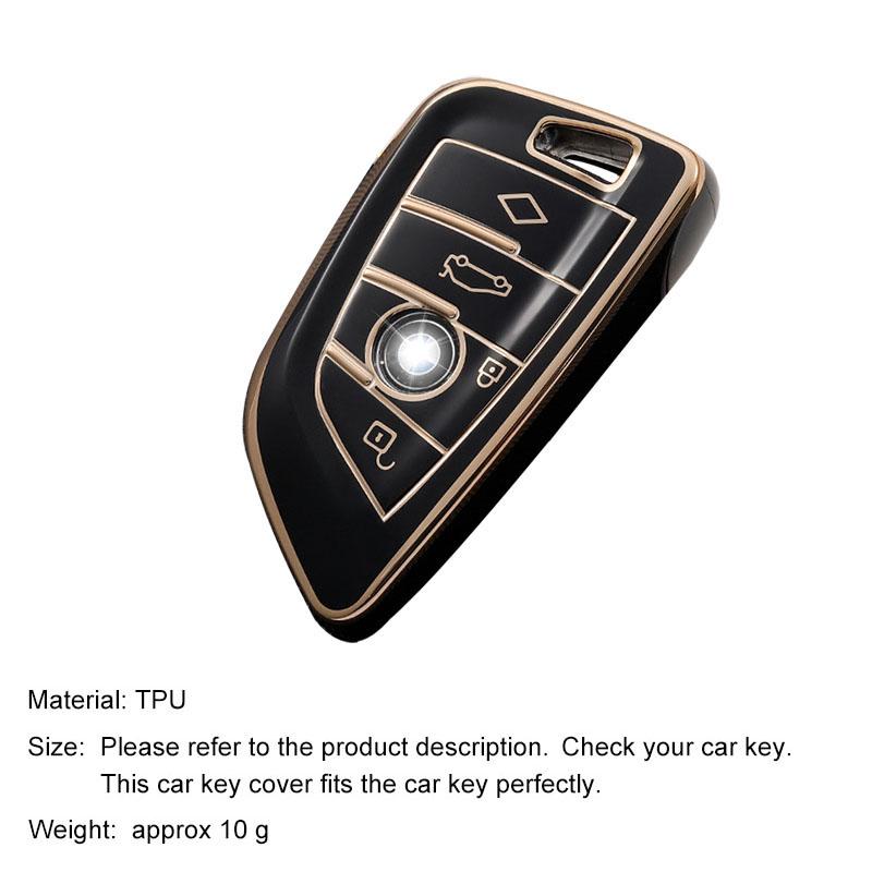 TPU Car Key Cover Case Fob for BMW M3 M4 M5 M8 X3M X5M X1 X4 X5 X6 IX3 Z4 I4 2 Series 4 Series 5 Series 8 Series 6 GT 320i 440i