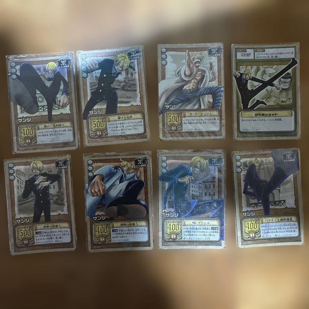 Used [Out of Print/Rare] One Piece Carddass Luffy, Zoro, Sanji, Ace - All 51 cards