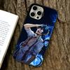 Blue Exorcist Phone Case For iPhone 17,16,15,14,13,12,11 Plus,Pro Max,XS,Colored Silver Plated Inside Cover