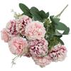 Artificial Silk Flower Bouquet Hydrangea European Style Camellia Rose Ball Chrysanthemum For Home Party Wedding Decoration