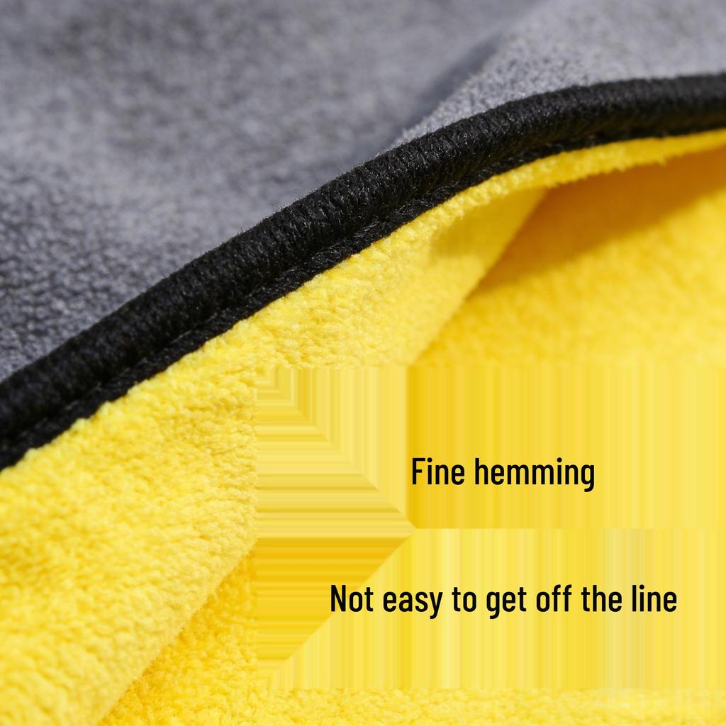 Thickened Lint-Free Car Interior Cleaning Towel - Absorbent Glass & Interior Wipe