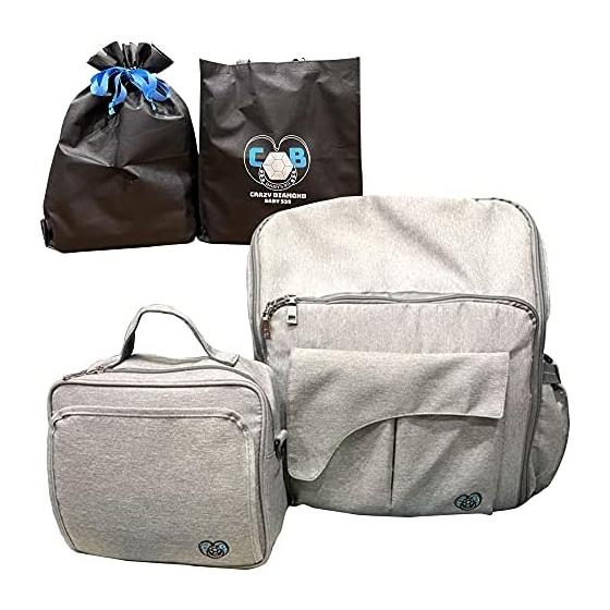

Mother s Bag Rucksack Shoulder Chair Belt Lightweight Large Capacity Kids Diaper Pouch 9-Piece Set [Supervised by Nursery Teachers & Moms] Fall