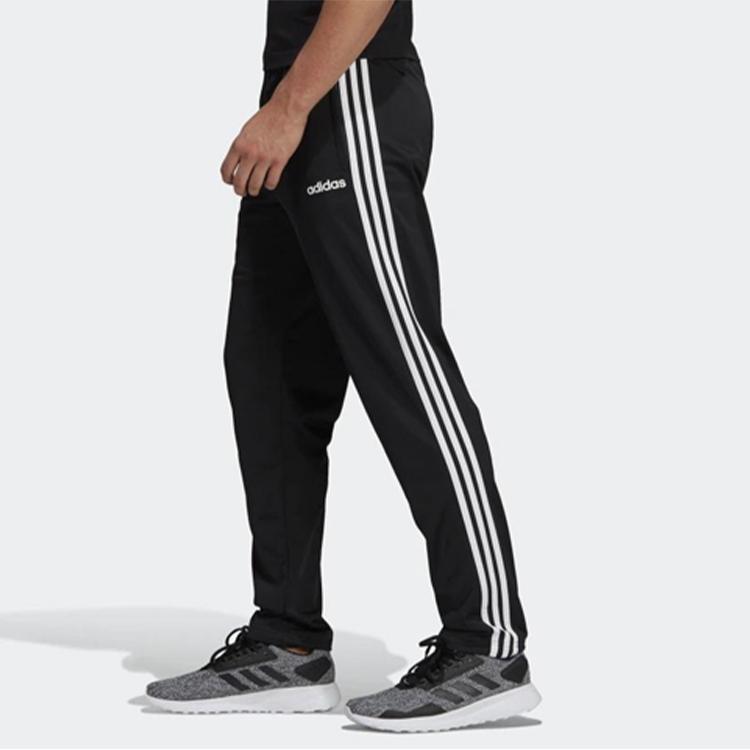 Adidas Essentials 3-Stripes Tracksuit Pants Men Bottoms Black DQ3090