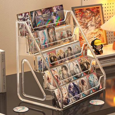 Transparent Multi-Layer Acrylic Anime Badge Display Stand