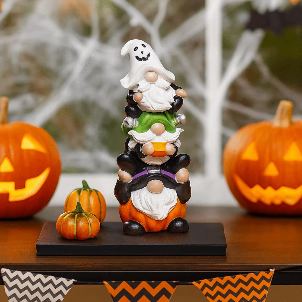 Handmade Halloween Statue Cartoon Garden Ornaments Creative Resin Crafts  Yard Ornament