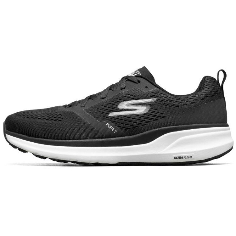 Skechers Pure 2 Low Top Black/White 220204-BKW