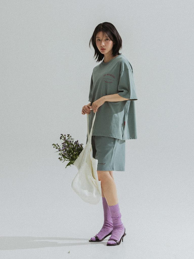 Aenhacheu Bermuda Jersey Shorts_Sagegreen