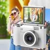 4K Digital Camera 48MP Compact Small Camera 8X Zoom Vlogging Camera 180 Flip Screen Video Camcorder for Teens Adult Beginner
