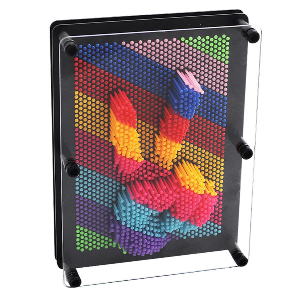 EdisonBrain 3D Pin Art, 20*15cm, 3D Pin Art Board, Modeling, Desktop Decor