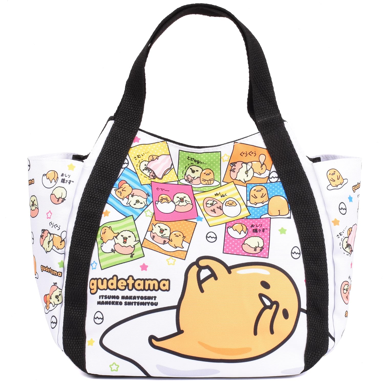 

Gudetama Goods Mini Tote Bag Small Wide Gusset Tote Bag Bag Tote Handbag Sanrio Ladies [Lelotte] (Gudetama)