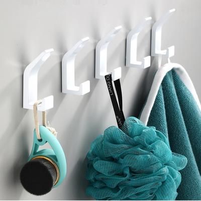 Crochets de Rangement Auto-Adhésifs Étanche Serviettes de Bain Vêtements Linges de Nettoyage de Cuisine Accessoires Ménagers Multifonctionnels