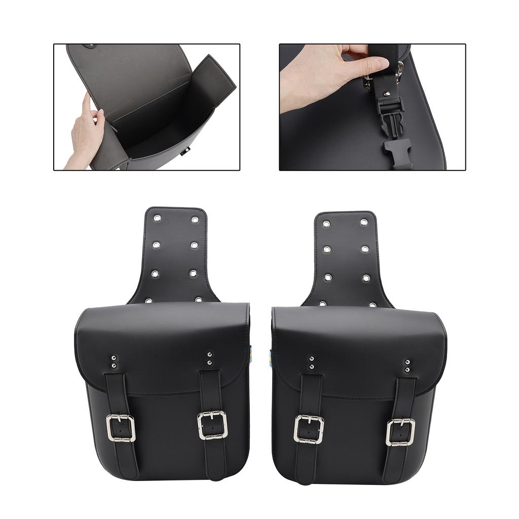Hecktasche Seitensatteltasche Hecktasche Gepäcktasche Aufbewahrung Schwarz 18L Für Motorrad