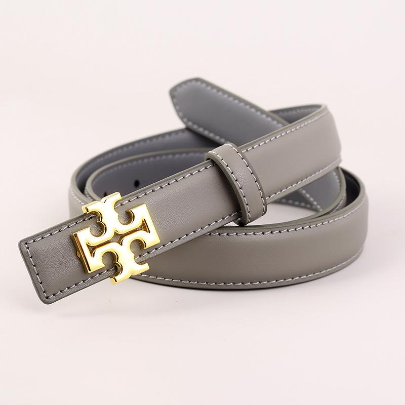 

Новий ремінь з коров ячої шкіри, жіночий універсальний ремінь TB в тому ж стилі, жіноча прикраса з джинсами, сукнею 100cm сірий колір