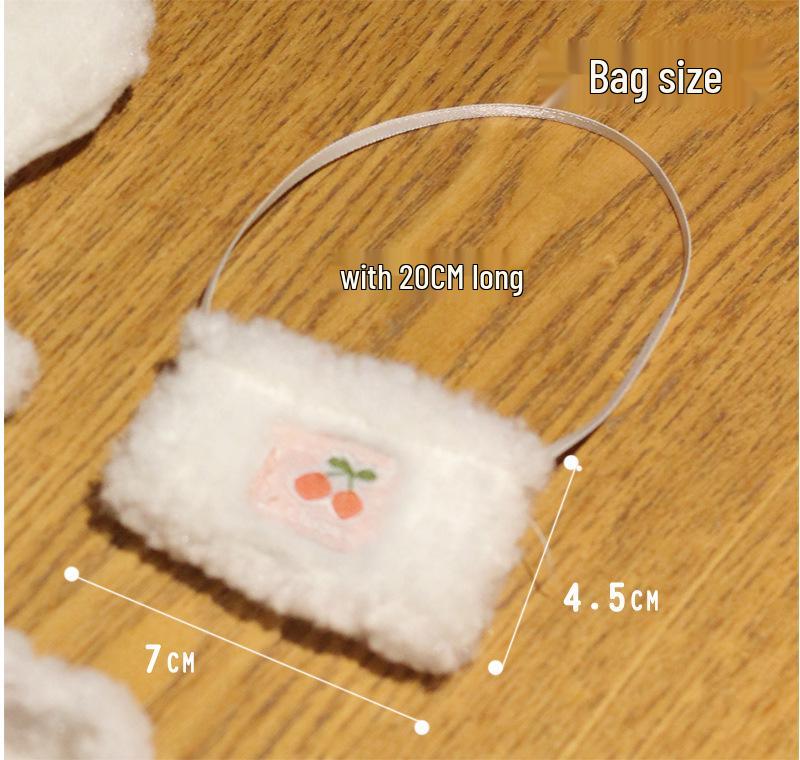 

20 см Красная хлопковая кукла в китайском стиле со сменной одеждой - Милый плюшевый мультяшный персонаж для Нового года 20cm Doll Clothes, Only Clothes