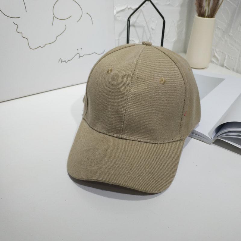 Hipster men and women versatile solid color baseball hat summer street black pink student sunshade cap couple