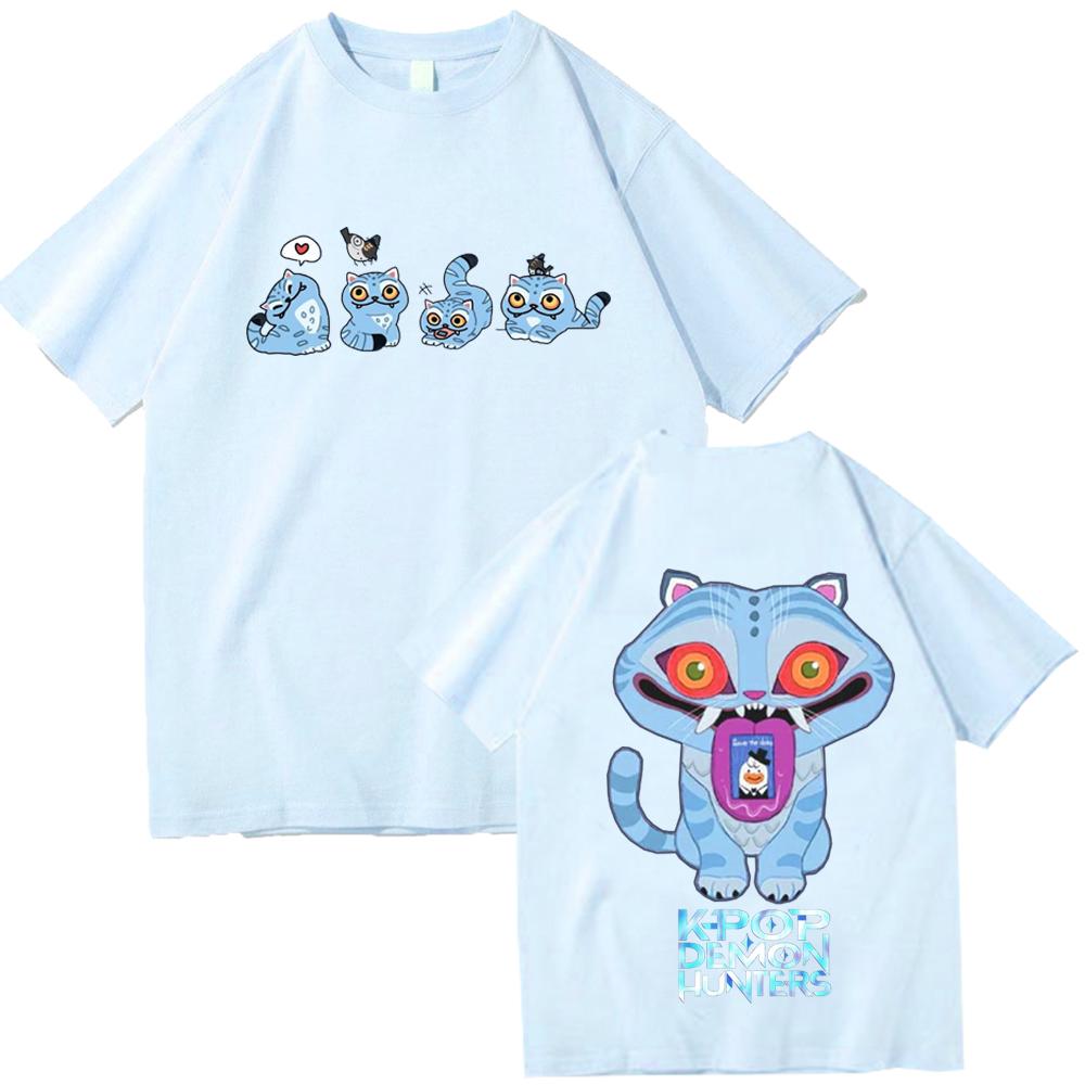 KPop Demon Hunters Tiger T-shirt Harajuku O-neck Casual Shirt Gift