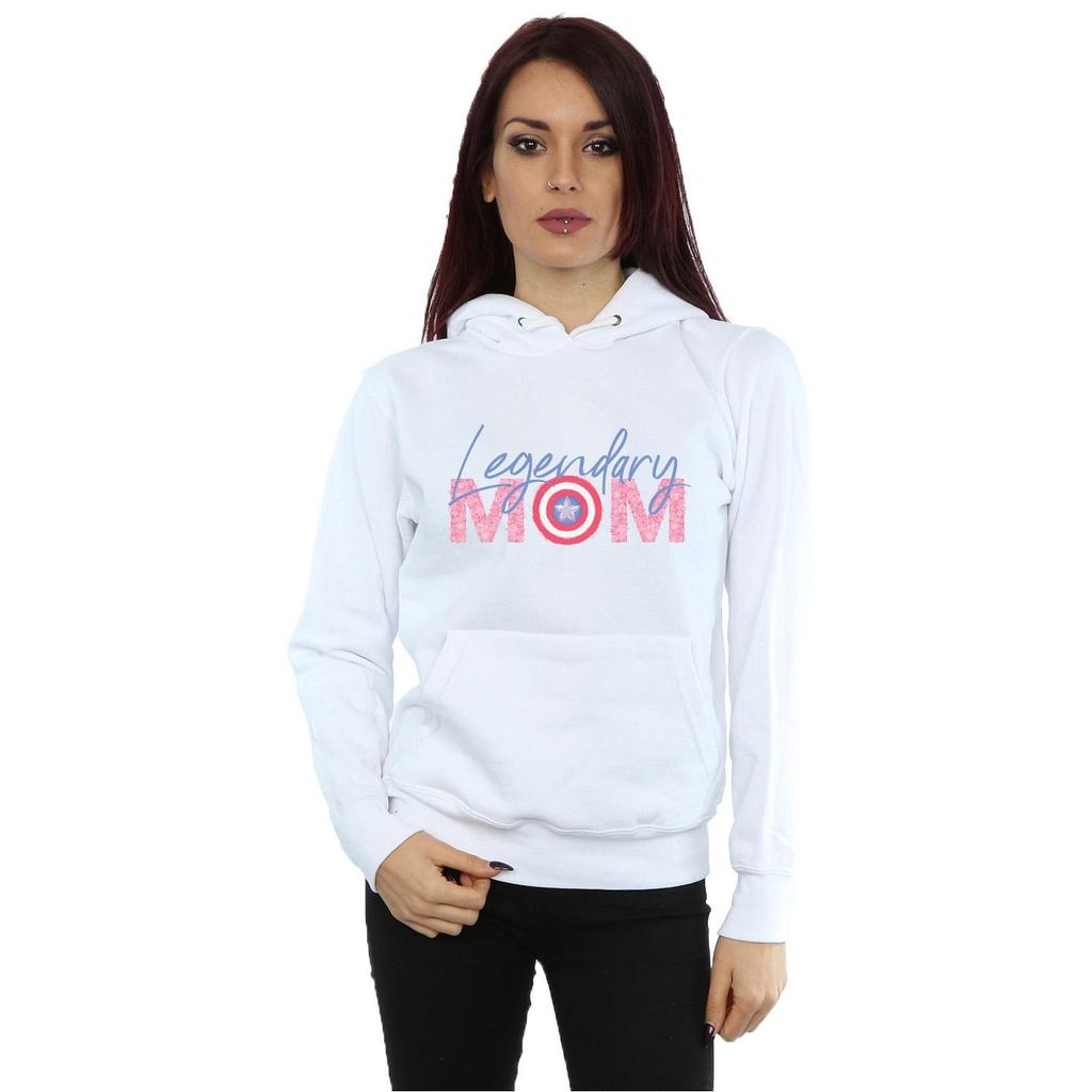 Marvel Womens/Ladies Avengers Captain America Mum Hoodie