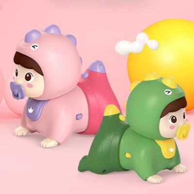 Early Education Electric Crawling Doll With Light Sound Crawling Kids Doll Toys  Baby/Toddlers
