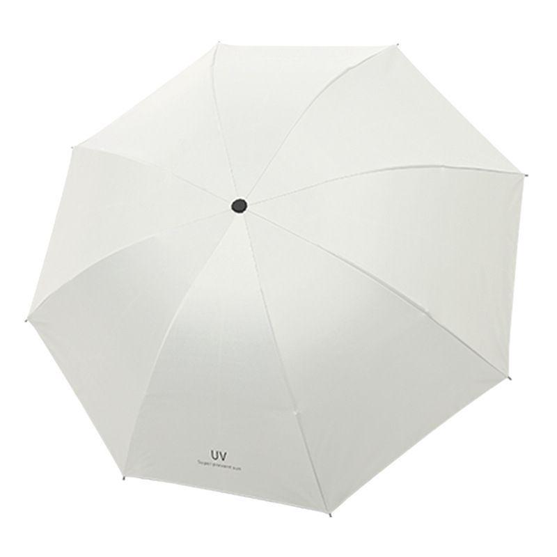 Tragbarer Ultraleichter UV Schwarzleim Sonnenschirm - Faltbarer Regen- oder Sonnenschirm Geschenk Sonnenschutz