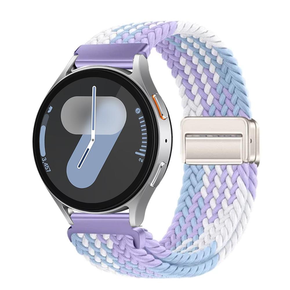 20mm 22mm Straps For Samsung Galaxy Watch 4/5/6/7/6 classic/5 Pro/Gear s3 44mm 40mm Braided correa bracelet Huawei GT2e 3 4 Band