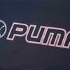 Puma Short Slim Fit Color Block Printed Long Sleeve Raglan T-Shirt Women Tops Midnight-Blue 631085-69