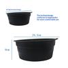 Collapsible Face Ice Bath Bowl with 1 Built-In Ice Tray For Facial Soaks Cold Plunge Washbasin Travel Ready