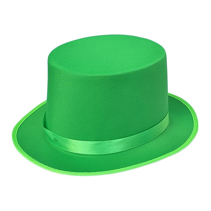 High hat retro British gentleman jazz hat magician hat show sequined hat rain high hat non-woven