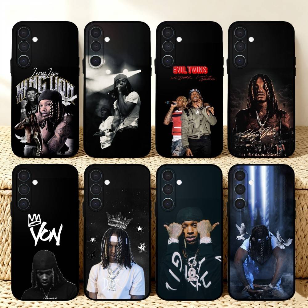 K-King Von-C-Crazy Story Phone Case For Samsung A73,72,71,53,52,51,22,91,80, Soft Black Cover