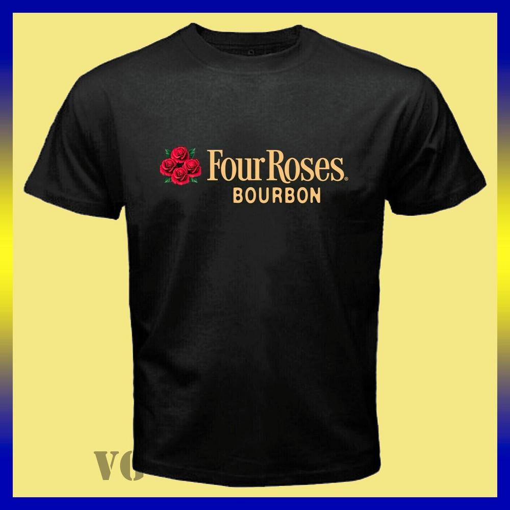 New FOUR ROSES-Kentucky Straight Bourbon logo american funny t shirt SIZE S-5XL Unisex T-Shirt L