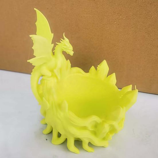 Yousheng Dragon Storage Bowl, 3D Printed Decorative Key Jewelry Holder for Entryway Desktop Dressing Table, Unique Fantasy Home Decor Gift