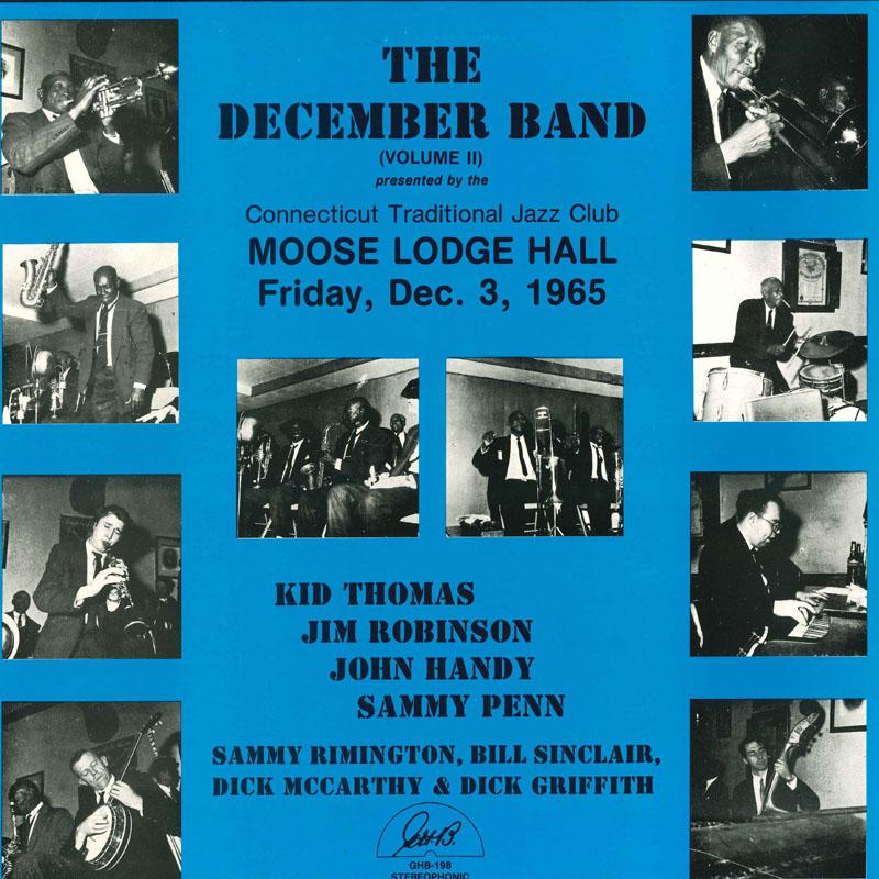 LP Record DECEMBER BAND - Volume 2 Presented By Connecticut T GHB198 GHB 1985 US Jazz Used