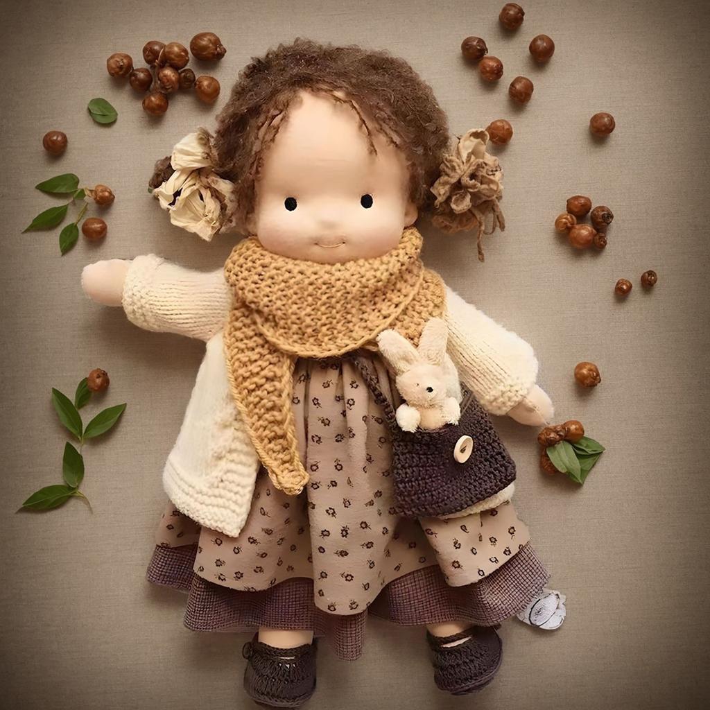 Soft Doll Toy , Baby Rag Doll, Suitable For Girls Birthday Gift, Christmas Plush Toy Gift