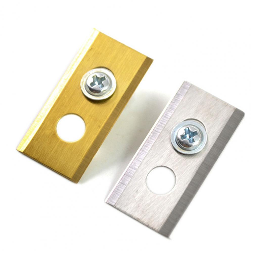 45 Pcs Lawn Mower Blades Stainless Steel Double Hole Blades Lawnmower Blades with Screws for WORX Landroid Models