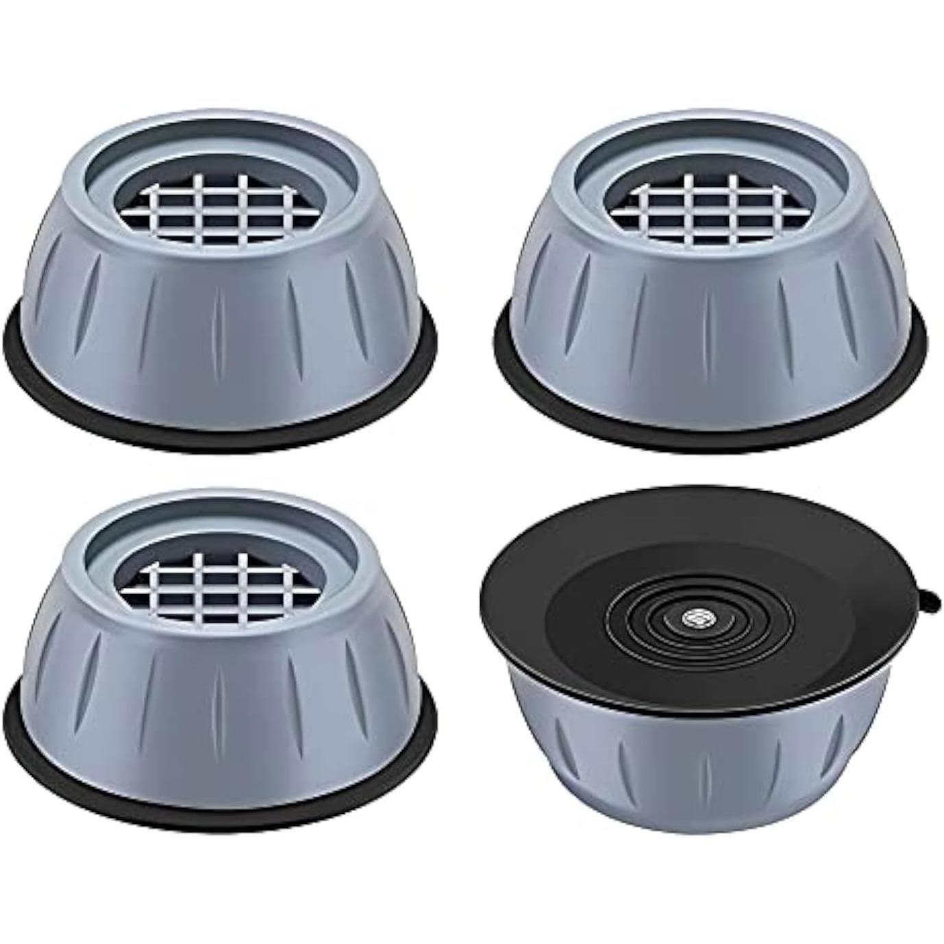 

Anti Vibration Pads for Washing Machine and Dryer Shock and Noise Cancelling Washing Machine Support Prevent Moving Shaking Walking Universal Size 4Pcs