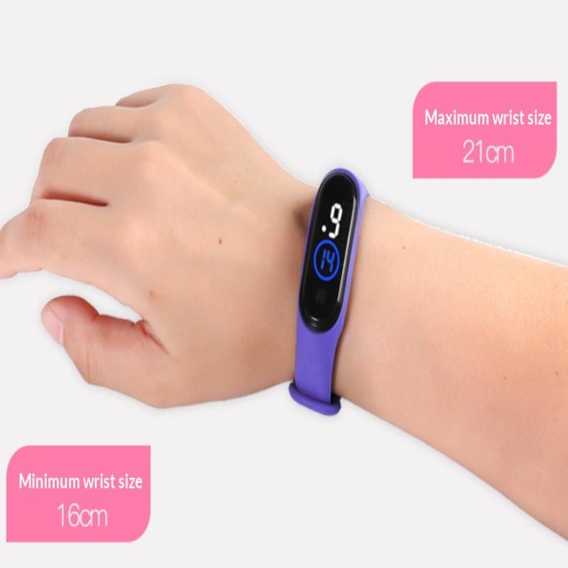 Waterproof Sports Wristband Watch With Led Electronic Casual Trend Touch Screen For Men Women And Students