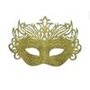 Half Face Design Glitter Crown Mask Sparkle Finish Role Playing Mask Party Mask Accessory  Adults