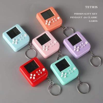Kids' Tetris Mini Puzzle Game Keychain - Electronic Stress-Relief Toy