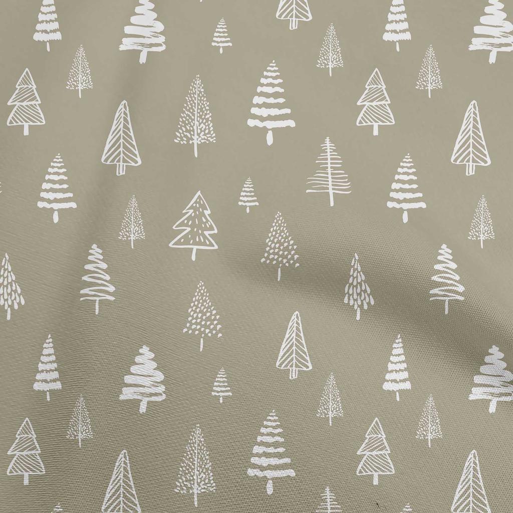 oneOone Cotton Flex Aquamaringrüner Stoff, Baum-Nähstoff, Meterware, bedruckt, DIY-Kleidung, Nähzubehör, 101,6 cm