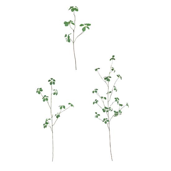 Artificial Green Plants Realistic UV Resistant Chinese Style Faux Greenery Home Office Indoor Outdoor Vase Decorative Fake Leaves Plants