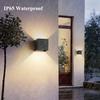 2Pcs LED Wall Light Waterproof Wall Light 6W 12W Outdoor Garden Light AC85-265V Indoor Wall Light Living Room Home Stair Surface Porch Light