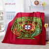 Royal Emblem Design blanket Soft and comfortable Camping trip Air conditioning blanket Office rest blanket Outdoor plush blanket