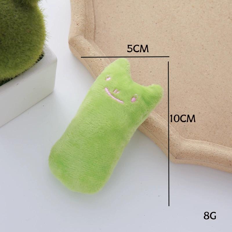 Catnip Plush Thumb Toy For Cats Bite Resistant Teething Toy Self-Play Molar Chew Toy To Relieve Boredom Interactive Pet Supplies