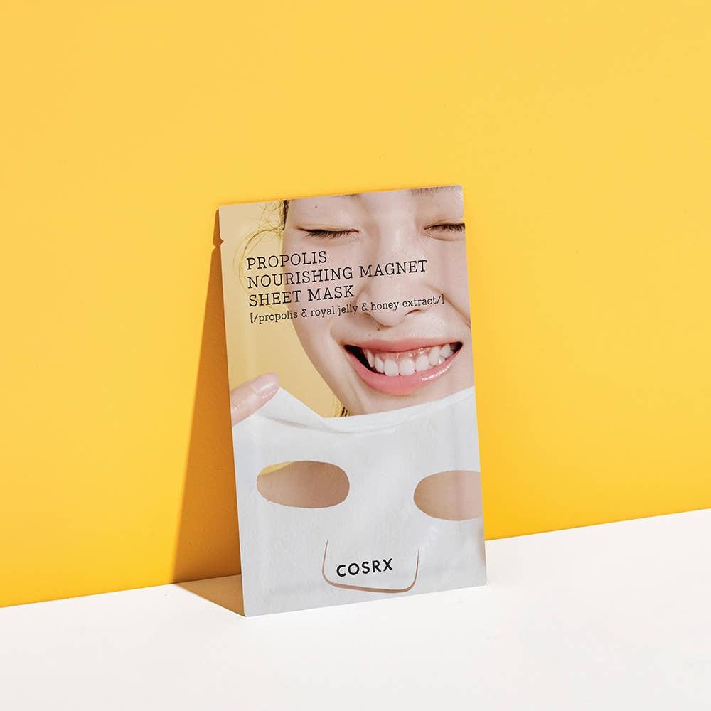 COSRX Full Fit Propolis Nourishing Magnet Sheet Mask Hydrating Glowing 25ml x 10 Sheets