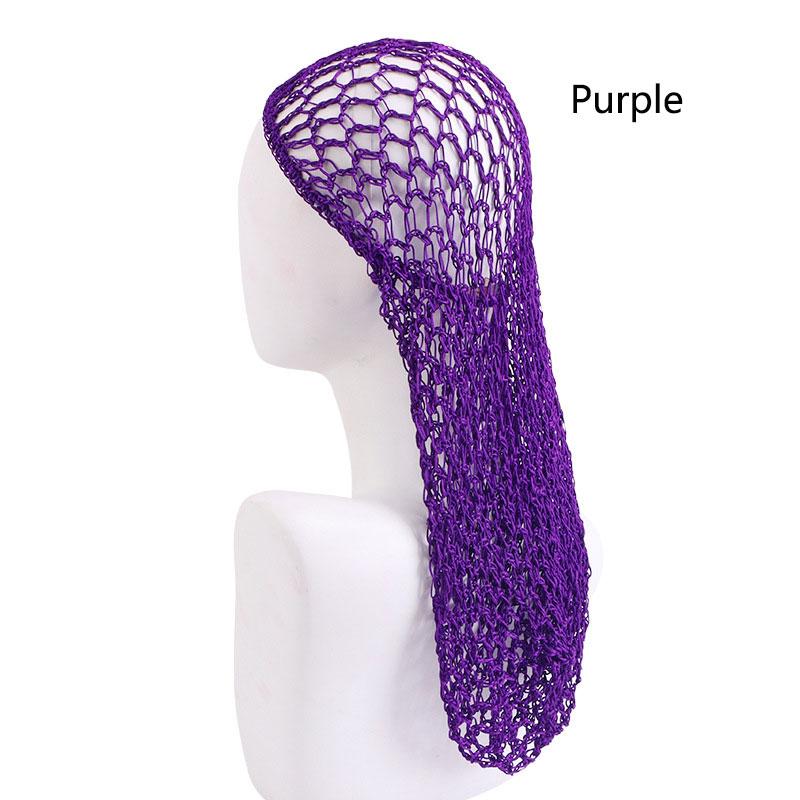 Women Hand Crochet Hair Woven Hair Net Hair Cap Night Sleep Cap Wig Protective