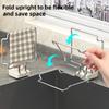 Kitchen Sink Suction Cup Filter Rack with 50 Extra Filters, Food Waste and Residue Strainer