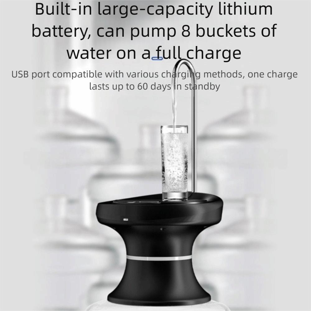 Stainless Pipe Automatic Water Dispenser Touch Button Silent Operation Smart Water Bottle Pump Waterproof Quantitative Water