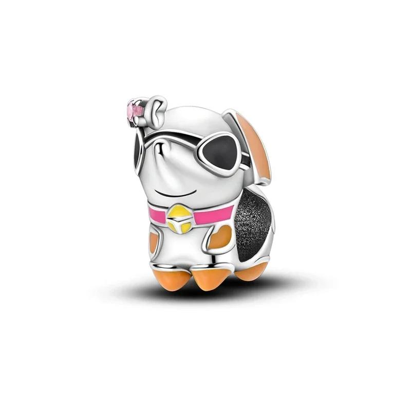 Kupferanhänger Niedliches Tier Kletterfrosch Anhänger Blau Grün Passend für Original Armband Damen Armband Geschenk