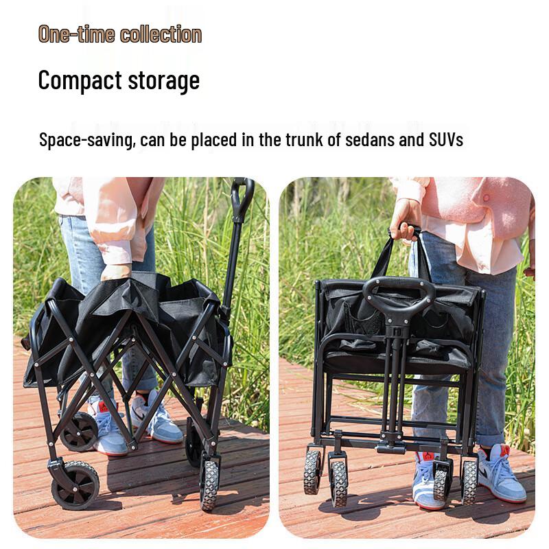 Foldable Outdoor Camping Utility Cart