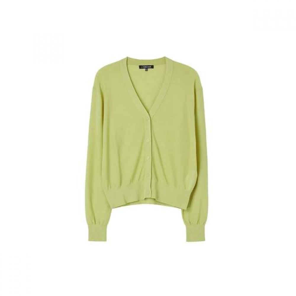 Lap Women Basic V Neck Cardigan As2kg580 OL (olive)/FF