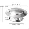 Cap,Chimney Cap,Insulation Vent Cover,Flue Cap,Rain Cover,Breathable Cap Pipe Cover Chimney